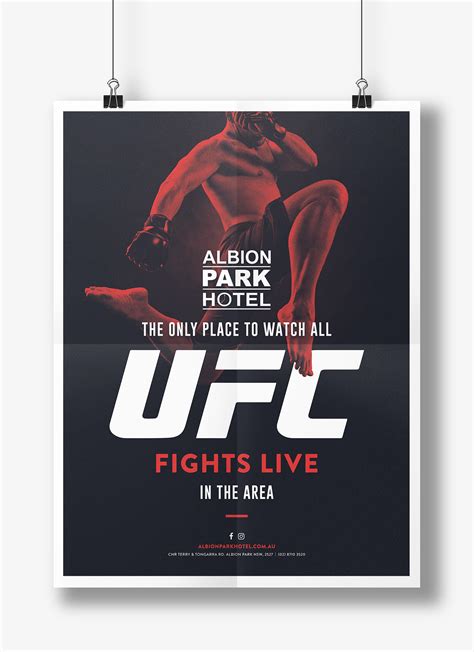 UFC Poster on Behance