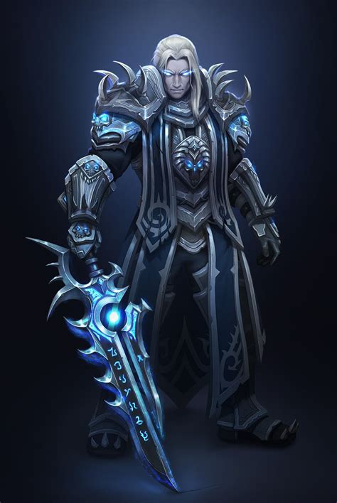 Anduin Wrynn (The Lich King), Polina Zaitseva on ArtStation at https ...