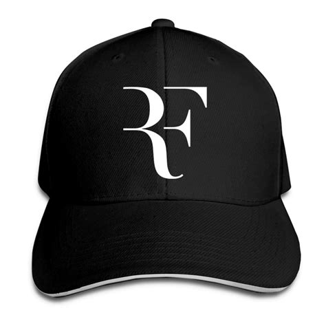 Mens Womens Roger Federer RF Print Baseball Cap Adjustable Unisex ...