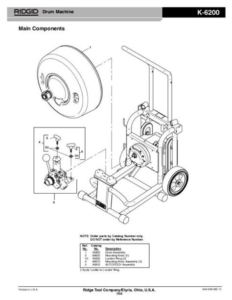 10+ Ridgid K 400 Parts Diagram Background // Parts Diagram Catalog