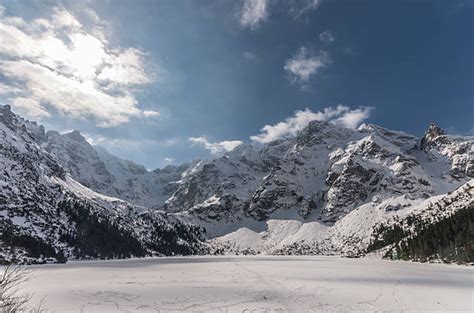 Morskie Oko Winter Stock Photos, Pictures & Royalty-Free Images - iStock