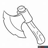 Axe Coloring Pages sketch template