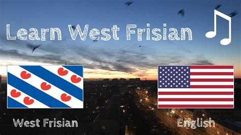 Learn before Sleeping - West Frisian (native speaker) - with music - YouTube