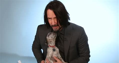 Keanu Reeves Plays With Puppies While Revealing The Superhero He'd Most ...