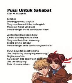 Contoh Puisi Singkat Tentang Sahabat Dunia Sosial Riset - Riset