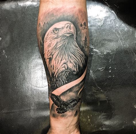 An eagle tattoo | Eagle tattoo, Tattoos, Body art tattoos