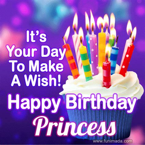 It's Your Day To Make A Wish! Happy Birthday Princess! | Funimada.com