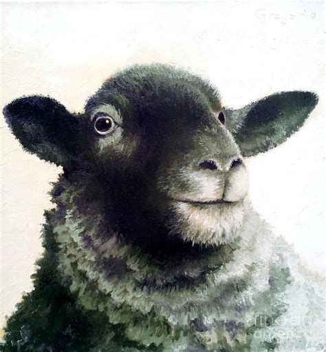 Black Sheep Painting by Gene Gregorio