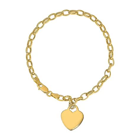 14K Gold Charm Bracelet - JCPenney