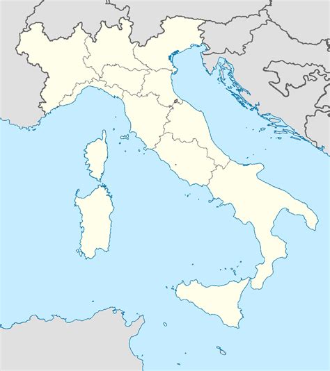 Blank map of Italy with states (IM) by EricVonSchweetz on DeviantArt