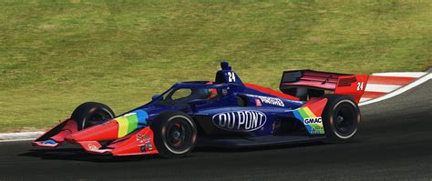 Jeff Gordon Rainbow Warrior IndyCar by Dakota DeMaegd - Trading Paints