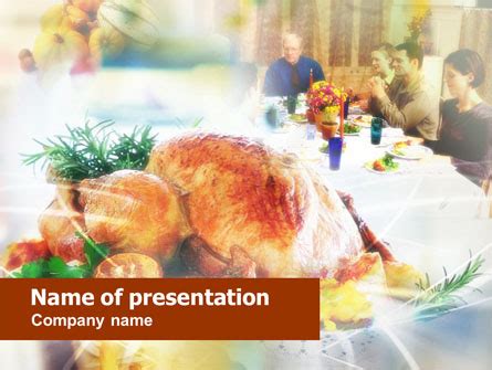 Thanksgiving Dinner Presentation Template for PowerPoint and Keynote ...