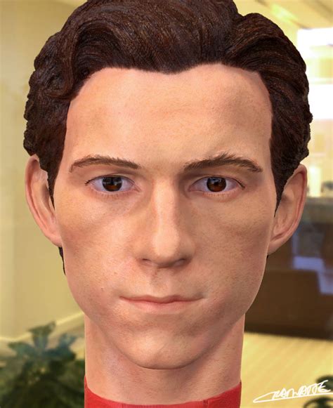 Tom Holland 3D headsculpt render by Chenks-R on DeviantArt