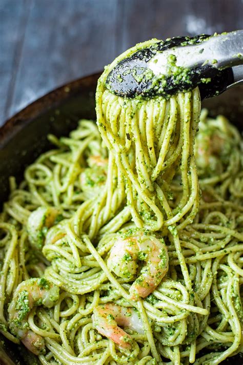 Shrimp Pesto Pasta Recipe – Venagredos