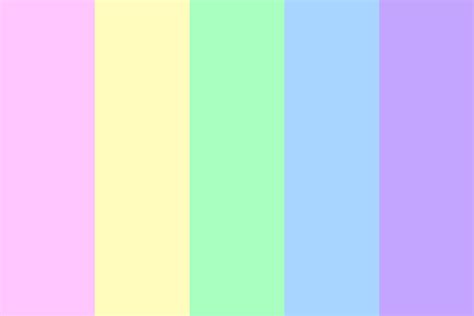 Bright Pastel Summer Color Palette