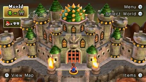 New Super Mario Bros. Wii 100% Walkthrough Finale - 8-Castle Final Boss ...