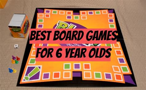 Top 5 Best Board Games for 6 Year Olds [2021 Review]