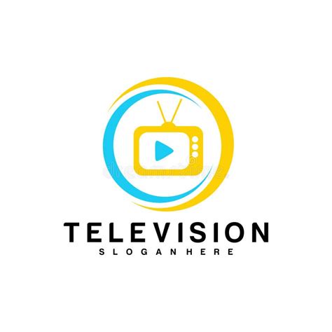 Television Logo Vector Design Template Stock Vector - Illustration of ...