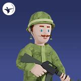 Military Pack with Toon Shader