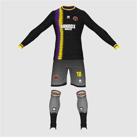 Sheff Utd 23/24 Home Keeper Kit - PES Master Kit Creator Showcase