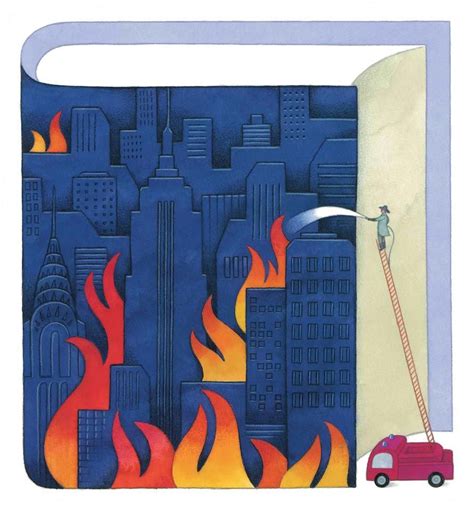 City On Fire | Illustration, Concept art, Illustrators