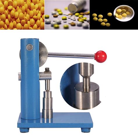 Buy Press Machine, Manual Steel Single Punch Powder Press Machine Pill Stamping Maker ing Tool ...