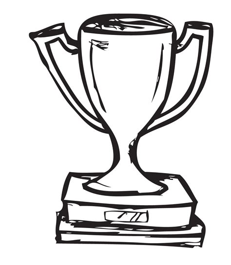 Outline Of Trophy - ClipArt Best