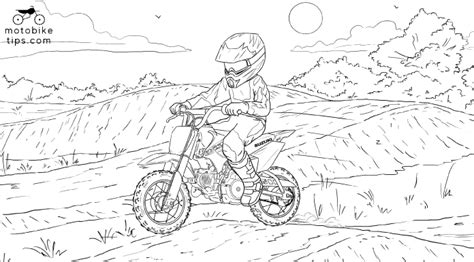 26 best ideas for coloring | Coloring Dirt Bike Page