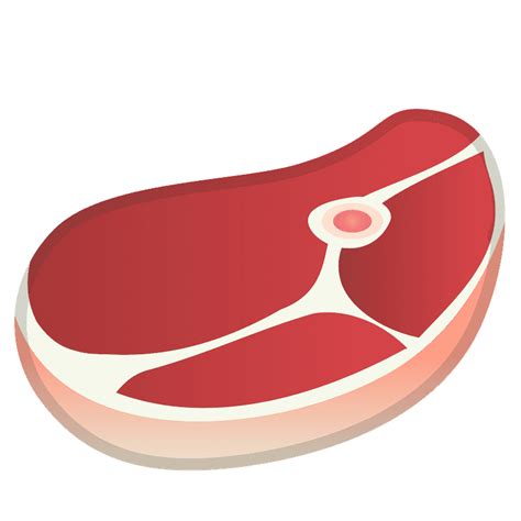 Cut of meat emoji clipart. Free download transparent .PNG | Creazilla