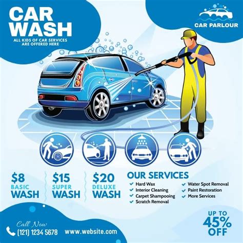 car wash poster images - Many Fain