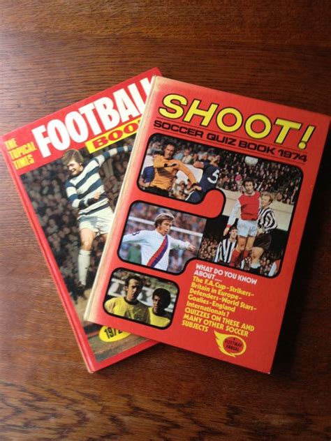 2 Vintage 1970's Football/Soccer Books by PickleKids on Etsy, £3.95 ...