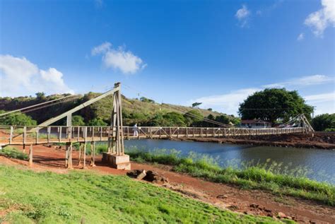 Hanapepe Swinging Bridge - A historic wooden suspension bridge in Kauai, Hawaii | Only In Hawaii