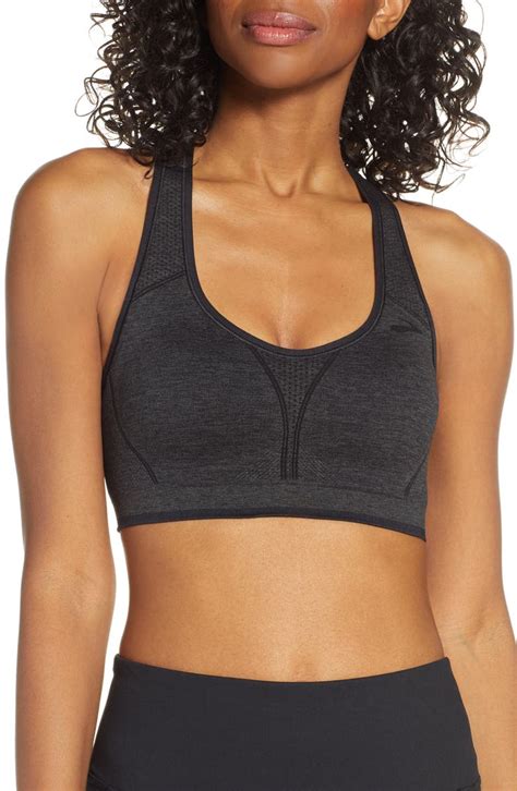 Brooks Just Right Seamless Racerback Sports Bra | Nordstrom