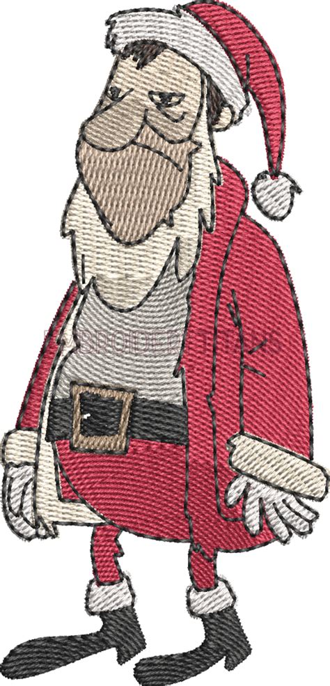 Mall Santa Dan Vs Free Machine Embroidery Design Download in PES, JEF ...