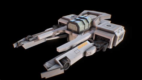 Small Spaceship - 3D model by QuartekStudio [6c153c1] - Sketchfab