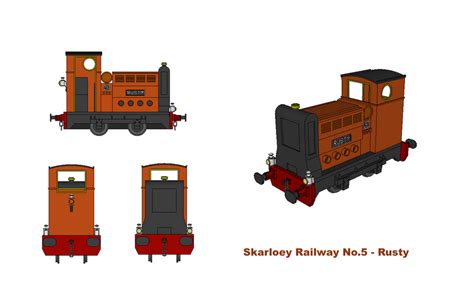 Skarloey Railway No.5 - Rusty by The-ARC-Minister on DeviantArt