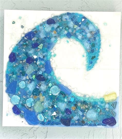 Sea Glass Ocean Blue Wave - Etsy