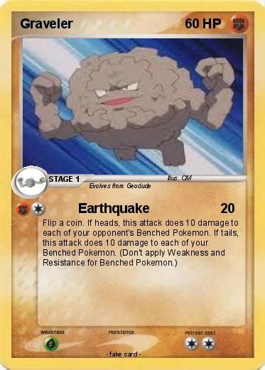 Pokémon Graveler 16 16 - Earthquake - My Pokemon Card