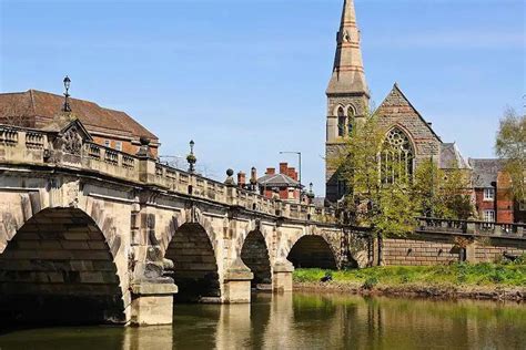 Shrewsbury Maps - Views from the River Severn - Sabrina Boat