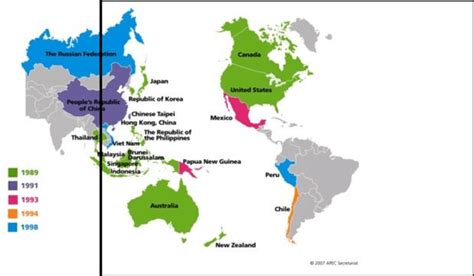 Map of APEC Member Economies | Download Scientific Diagram