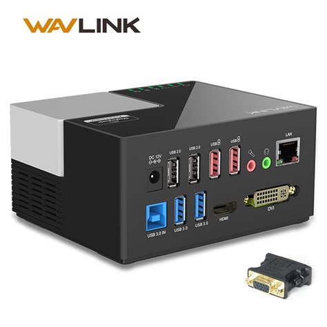 Wavlink USB 3.0 Universal Laptop Docking Station for Windows (Dual ...