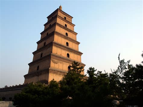 Giant Wild Goose Pagoda | Pagoda, Buddhist pagoda, Xi'an