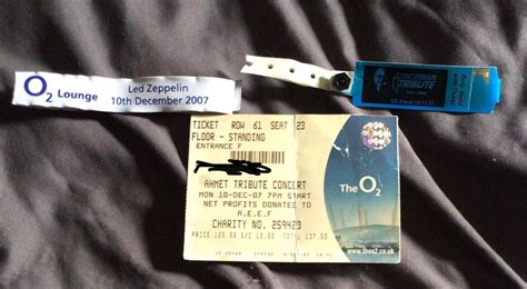 Complete set of bands and tickets from the o2. Guessed some folk here might want to see ...