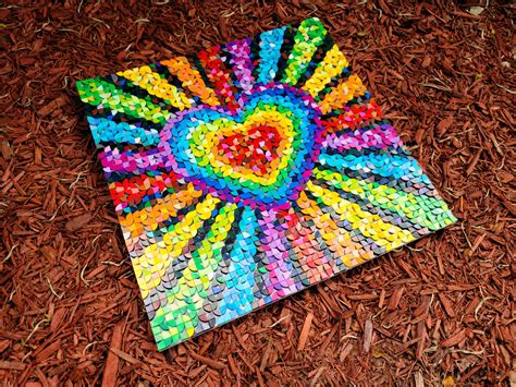 Rainbow Heart: A LEGO Mosaic Pulsing with Color - BrickNerd - All ...