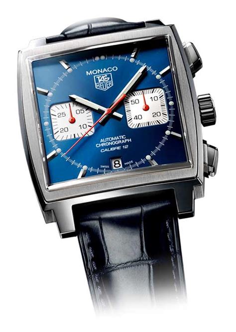 Monaco chronograph with blue dial | TAG Heuer | The Jewellery Editor