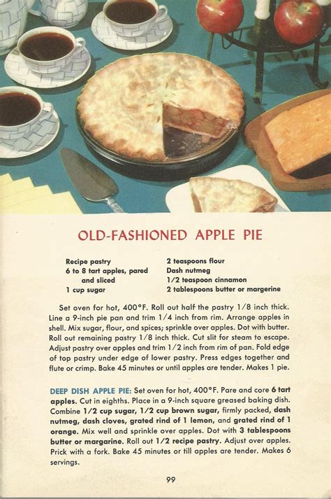 betty crocker old fashioned apple pie recipe