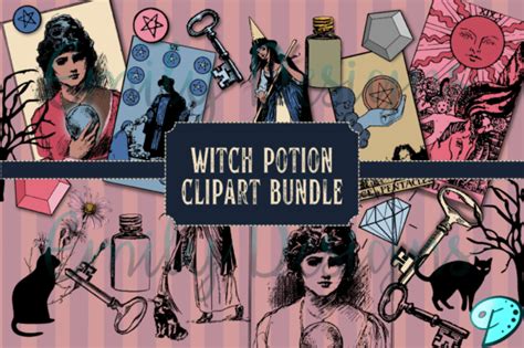 Witch Potion Clipart Bundle Graphic by Emily Designs · Creative Fabrica