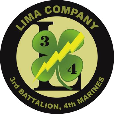 3rd Battalion, 4th Marines, Lima Company Decal - Military Graphics