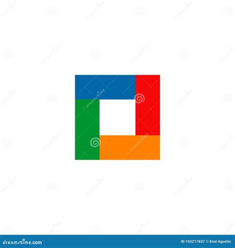 Square Shape Icon Logo Design Vector Template Stock Vector ...