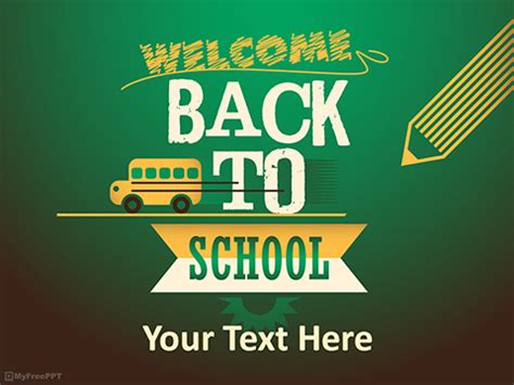 Free Back to School Party PowerPoint Template - Download Free ...